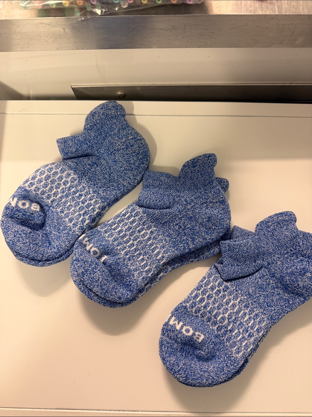 Bombas Low-Cut Socks - Heather Blue (3 Pack)